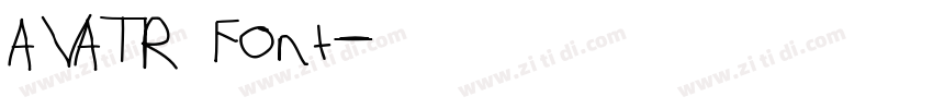 AVATR Font字体转换